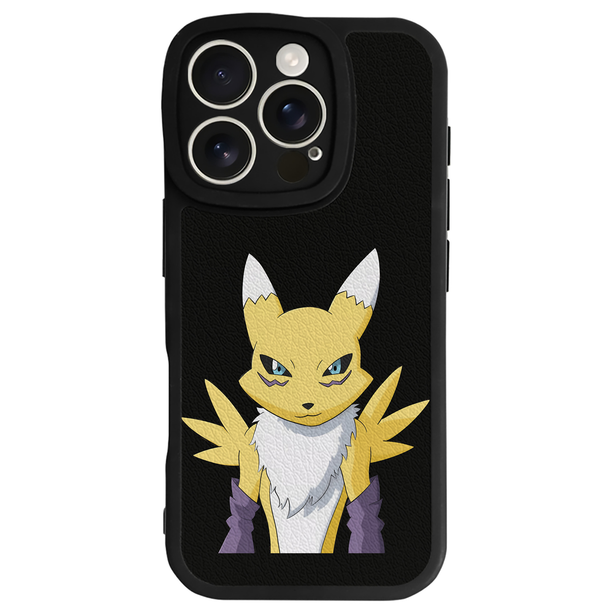 （画像用） Digimon デジタルモンスター/デジモン 【iPhone 16シリーズ対応】シリコンスマホケース（レザー調） 材質：シリコン